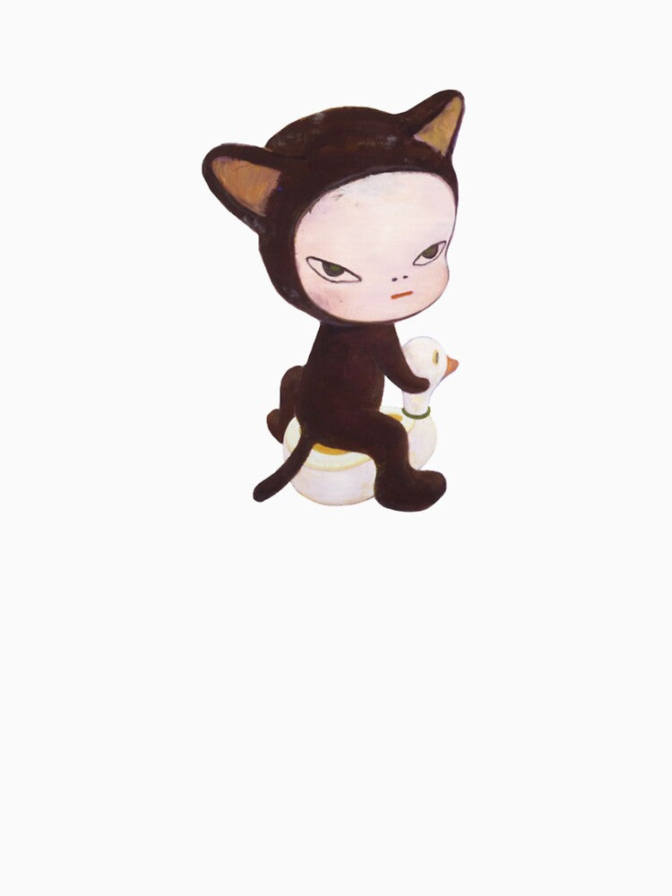 Yoshitomo nara cat sticker by ladybug333