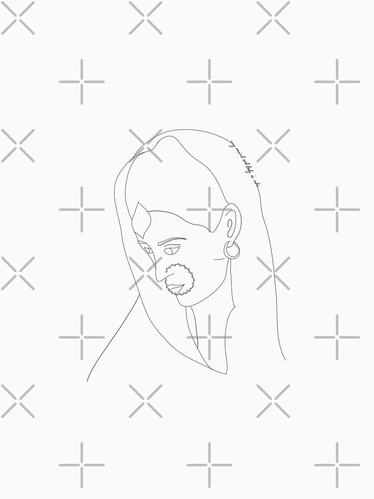 Indian Wedding Line Art by wallflowerbee