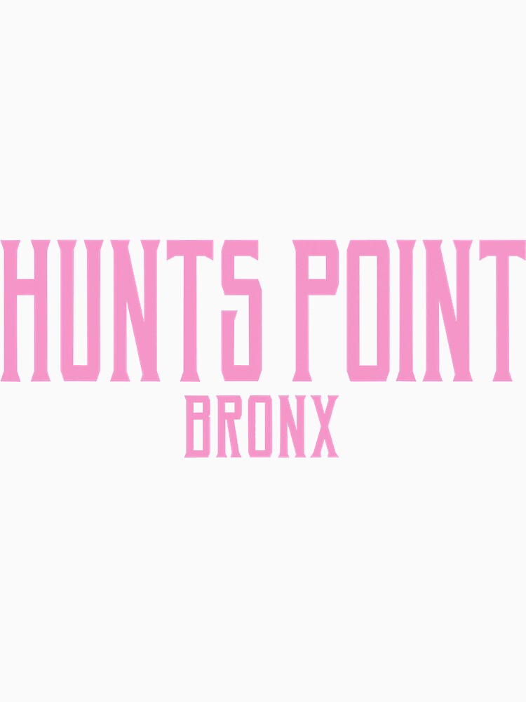 Hunts Point Bronx Ny Vintage Text Pink by BundlerVq