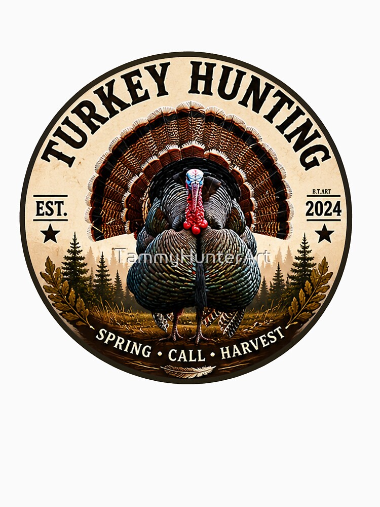 Turkey Hunting Heritage Badge by TammyHunterArt