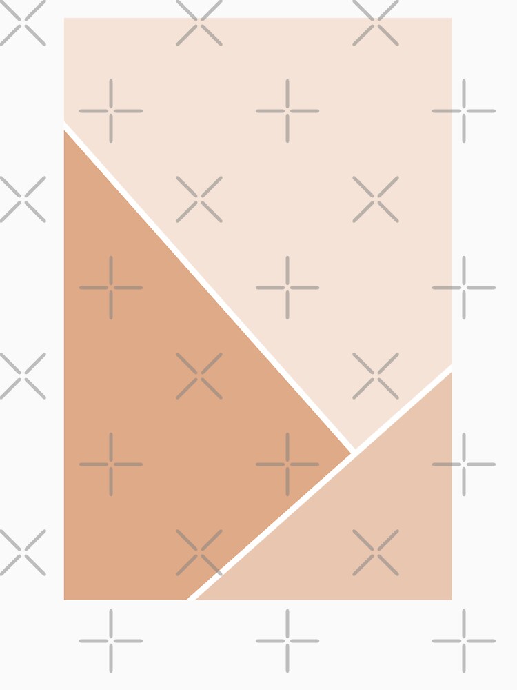 Warm, earthy tones geometric abstract design. by PandaAvenue