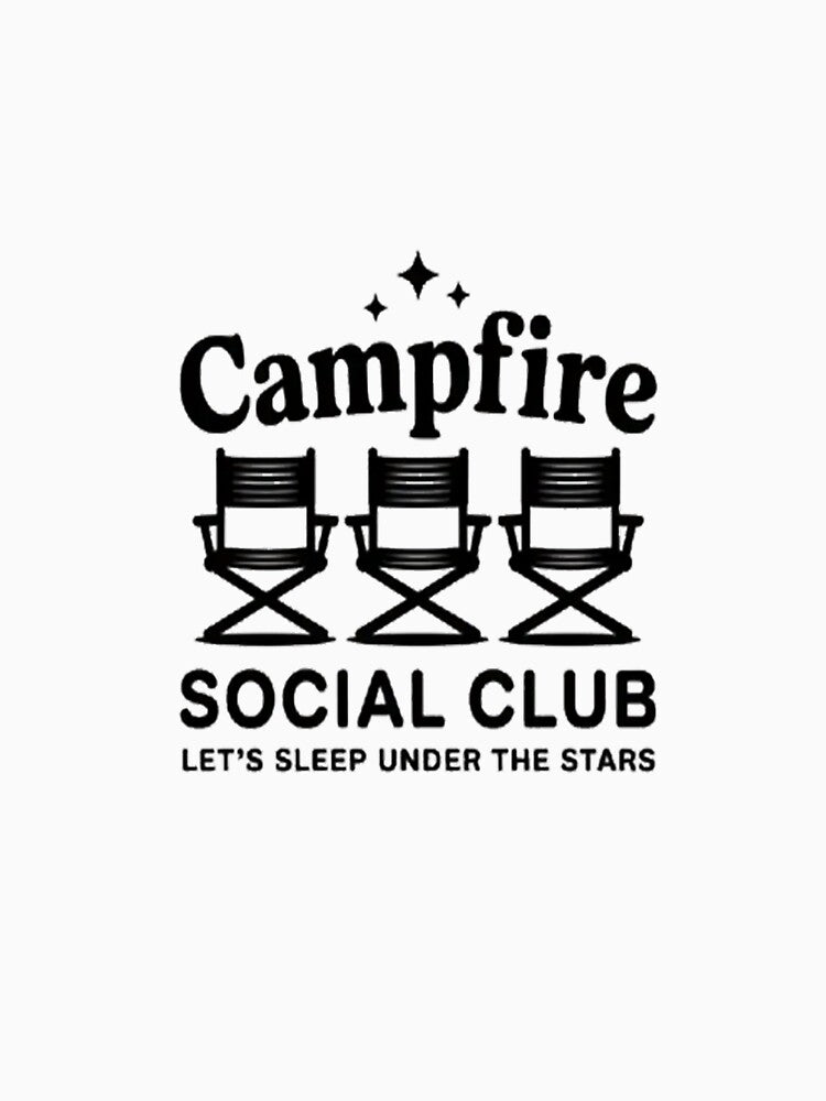 Campfire Social Club Camping Hiking Outdoor by SignaturalGen