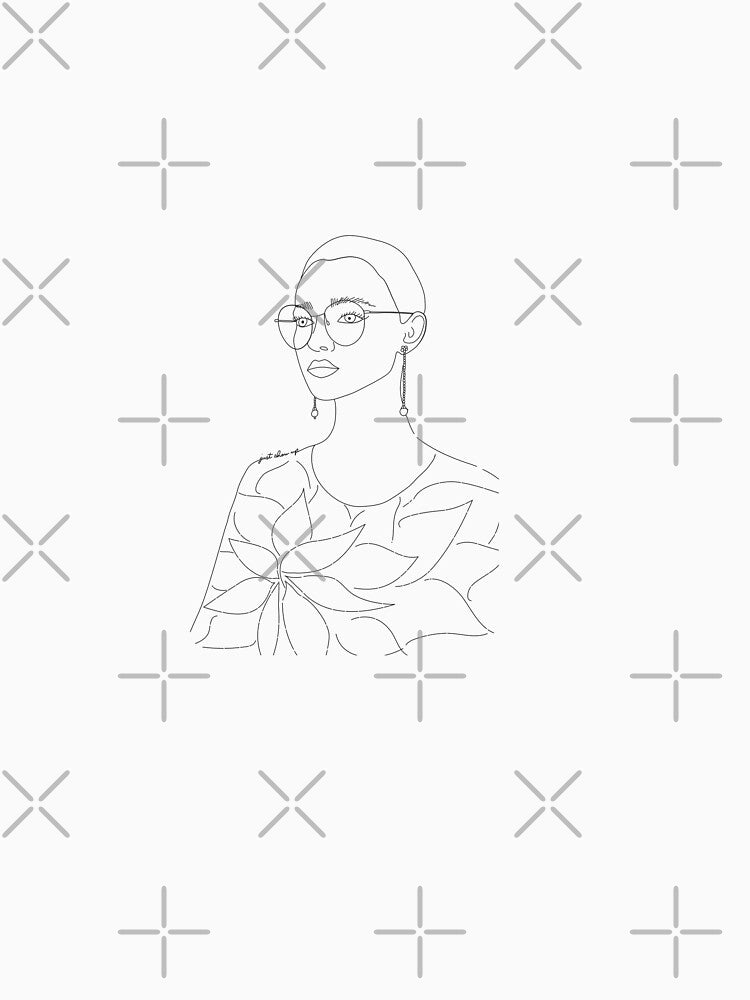 Retro Line Art by wallflowerbee