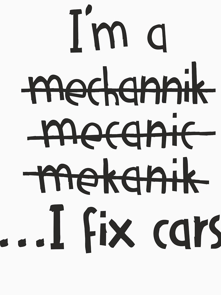 I'm A Mechannik Mecanic Mekanik I Fix Cars Funny Mechanic by BiPieZ-Store