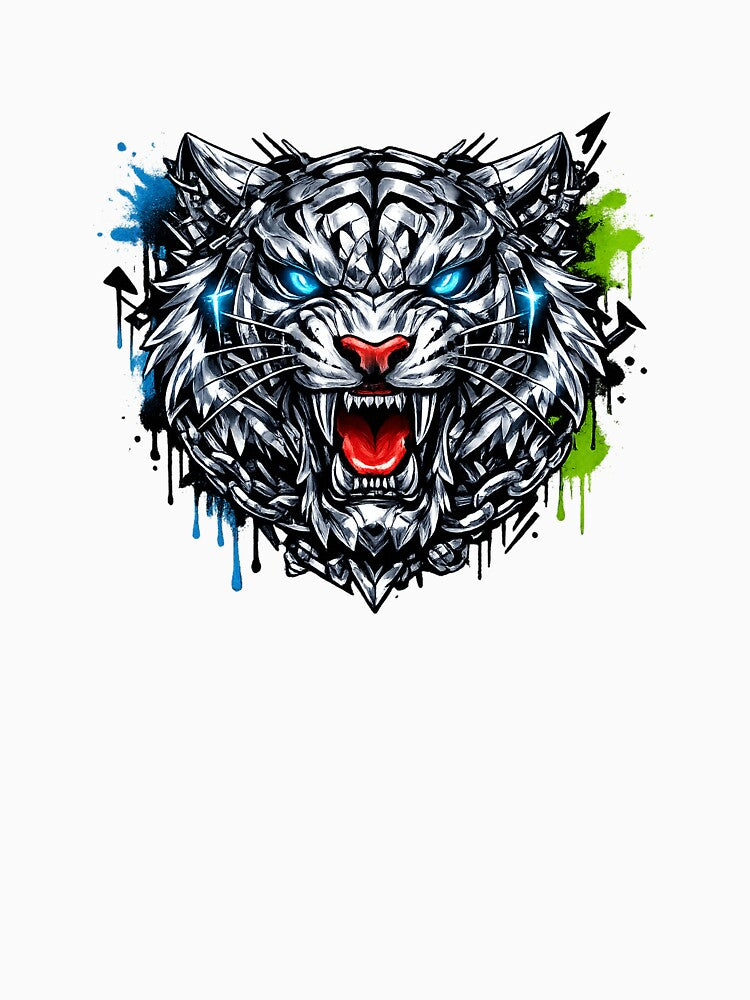 Midnight Graffiti Jaguar by KlyvoraPrints