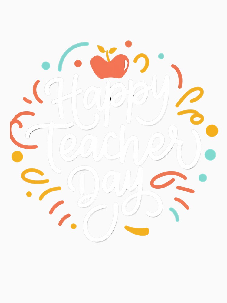 Cheerful Happy Teacher Day Design to Honor Educators by Moh-nd-Eg