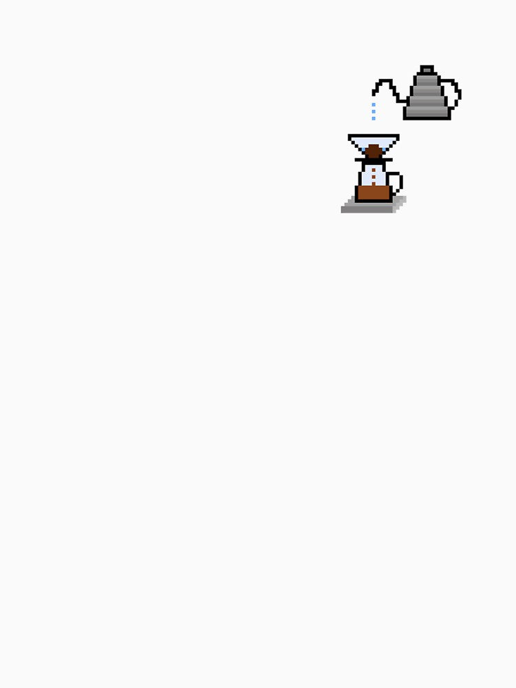 V60 coffee pixel art by Matt Patterson