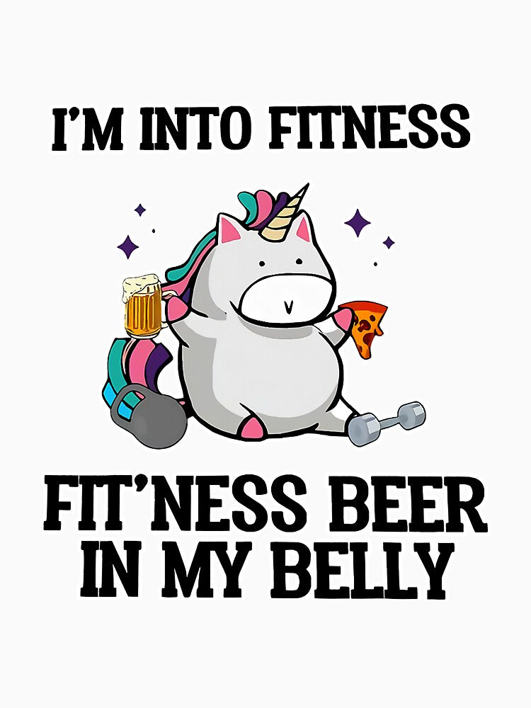 Im Into Fitness Fitting This Beer In by SkyCloudBlue