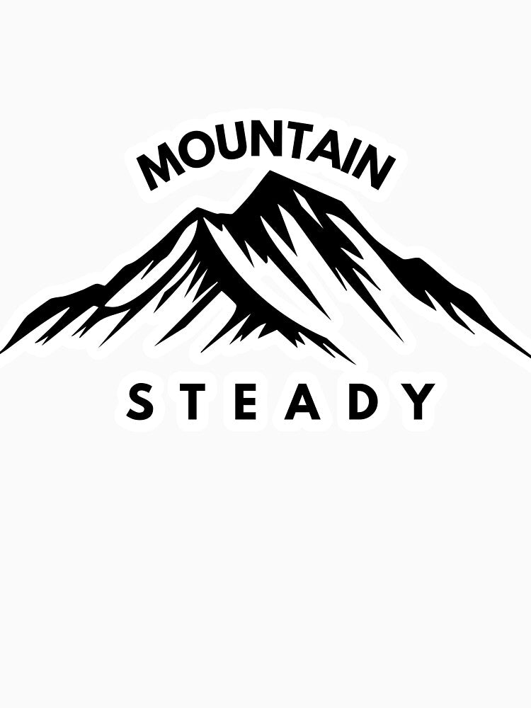 Majestic Mountain Steady Outdoor Adventure Art by Plain Sight Prints-shop2050