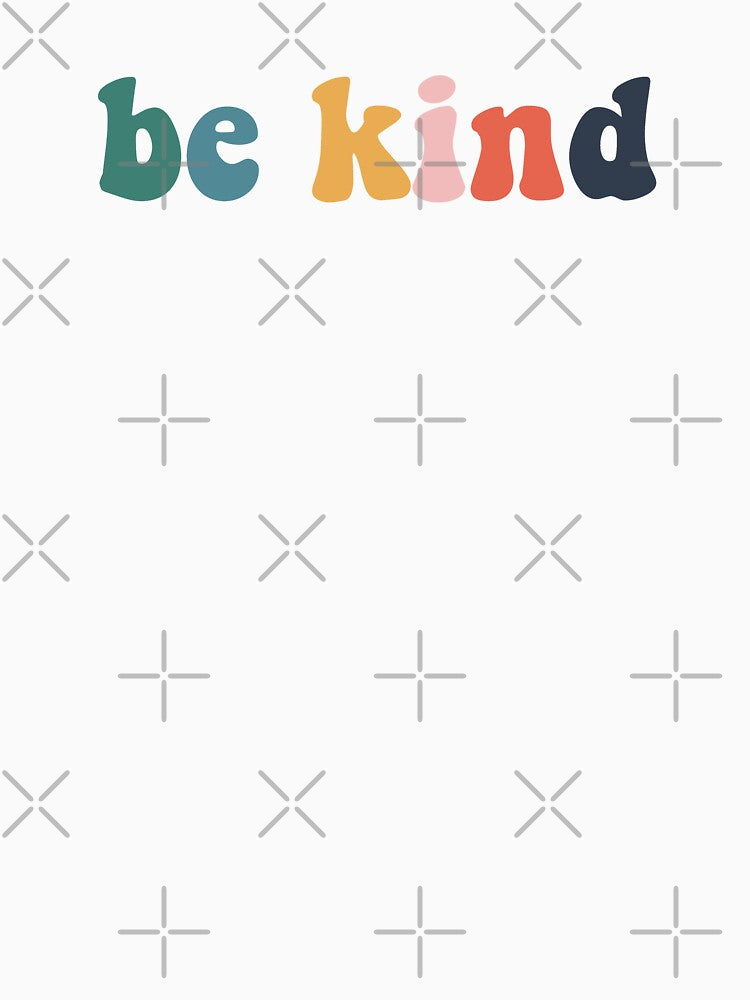 be kind colorful vintage by House Sparrow