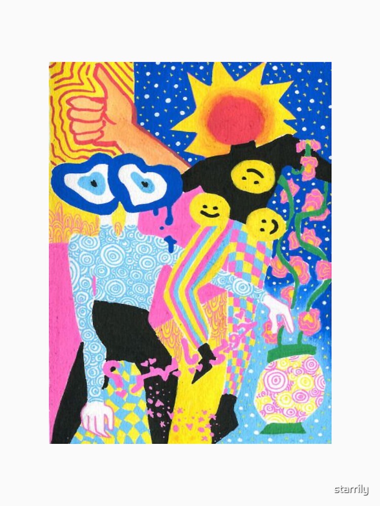 sunshine abstract drawing by starrily