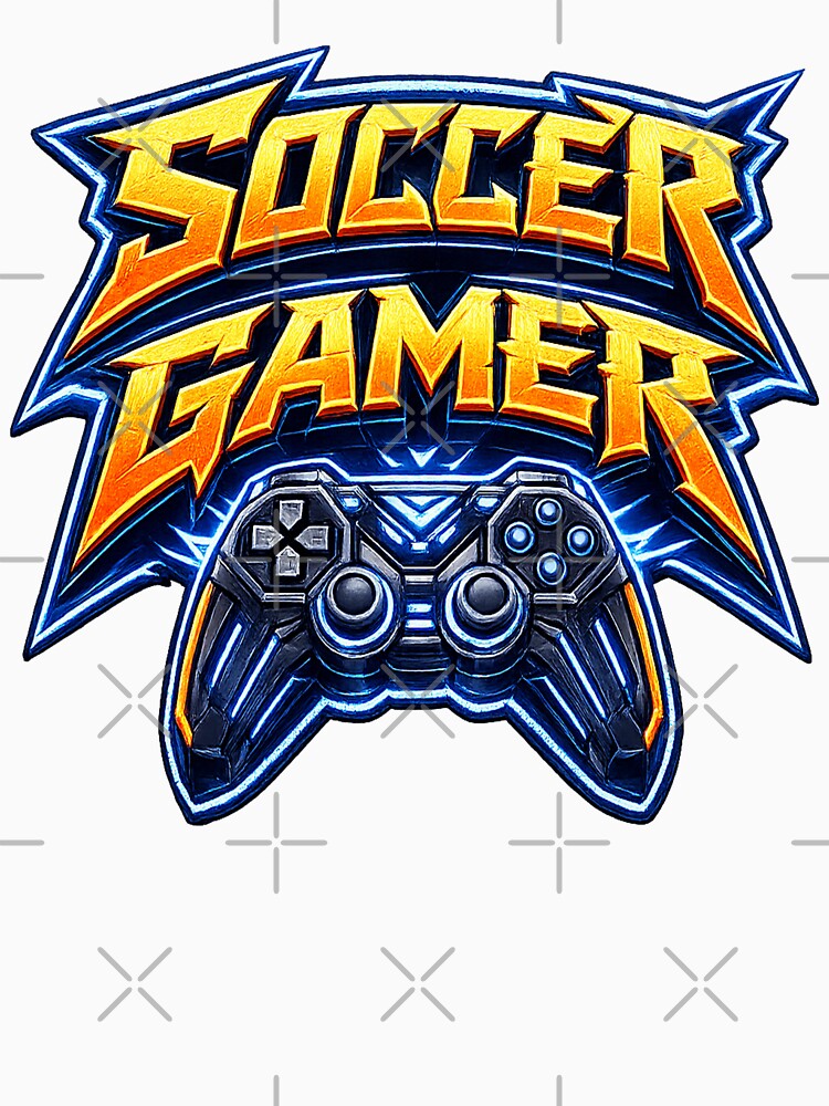 ⚡GAMER SOCCER GEEK NERD RETRO PRINT by Atelier RLGS