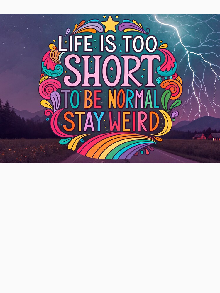 life is too short to be normal stay weird by elkuni