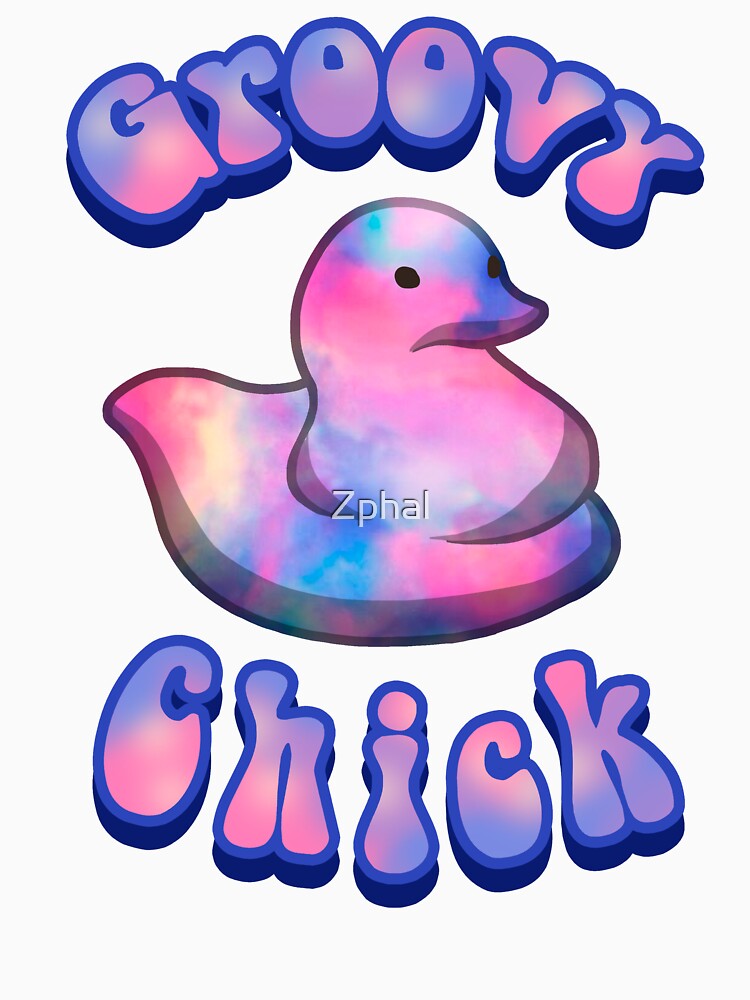 Groovy Chick - Tie Dye Marshmallow Peeps 70s Hippie by Zphal