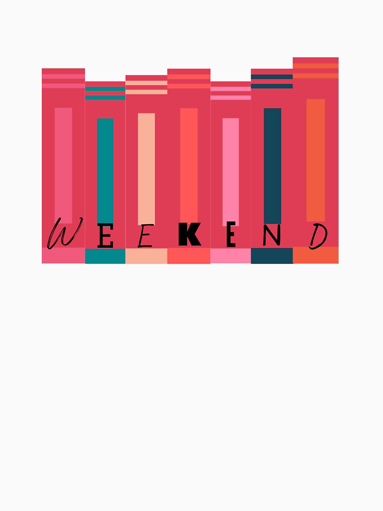 Weekends are for reading - book lovers by ThreadlyAndCo