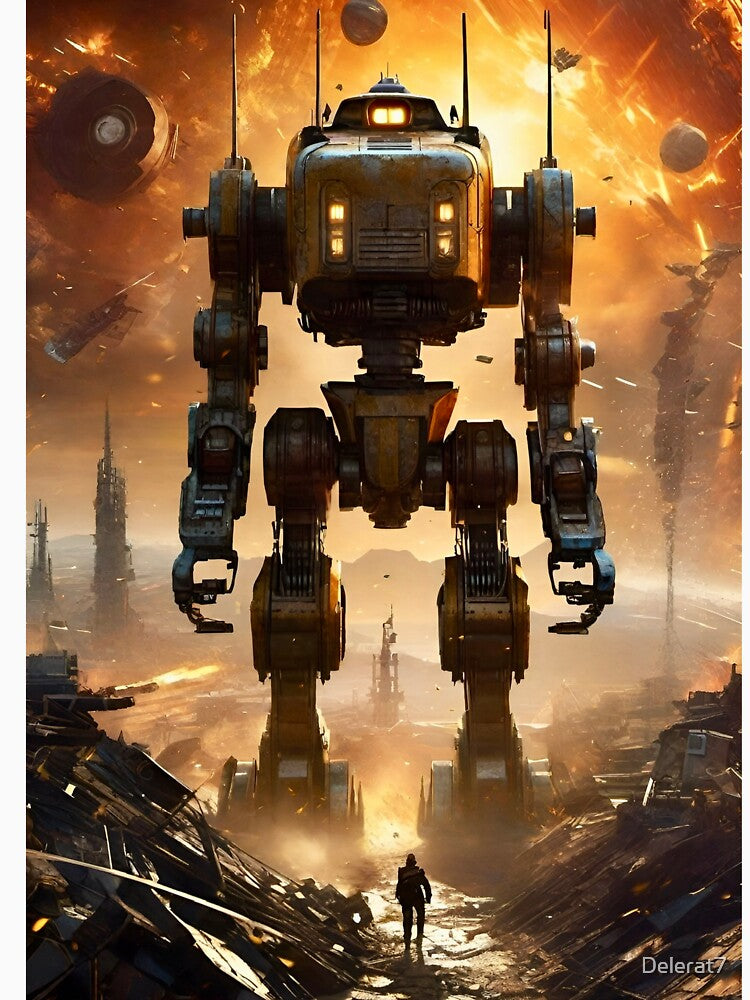 Big Mecha - Sci Fi Art concept by Delerat7
