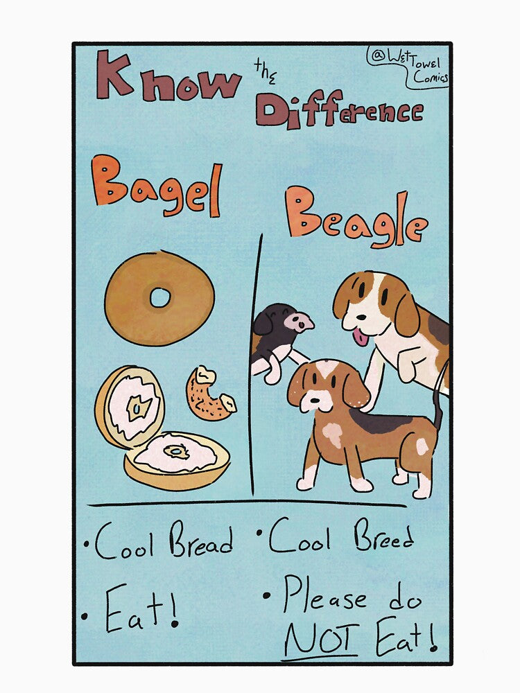Beagle or Bagel by WetTowelComics