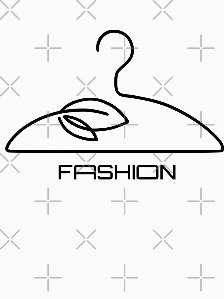 Minimalist Fashion Hanger Line Art | Modern Fashion Illustration by Nathalia Montoro