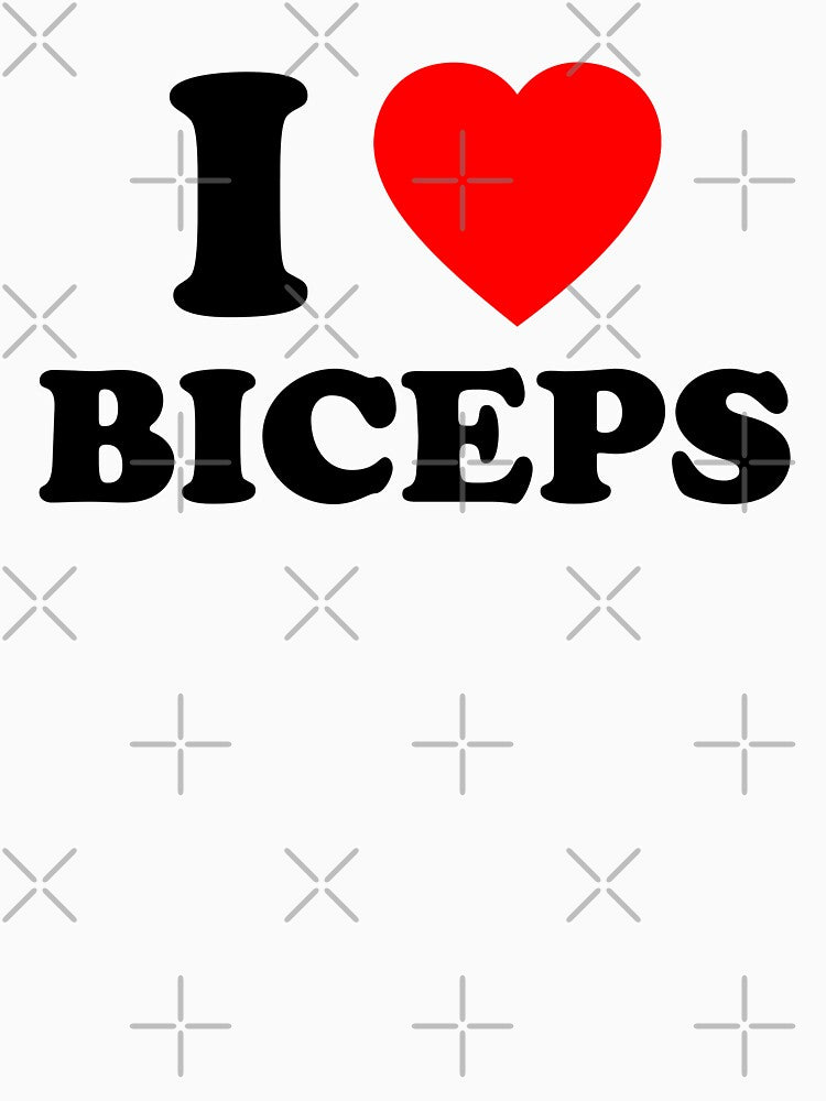 I Love Biceps Funny Girls Night Gym Gift by Guarddogdrive