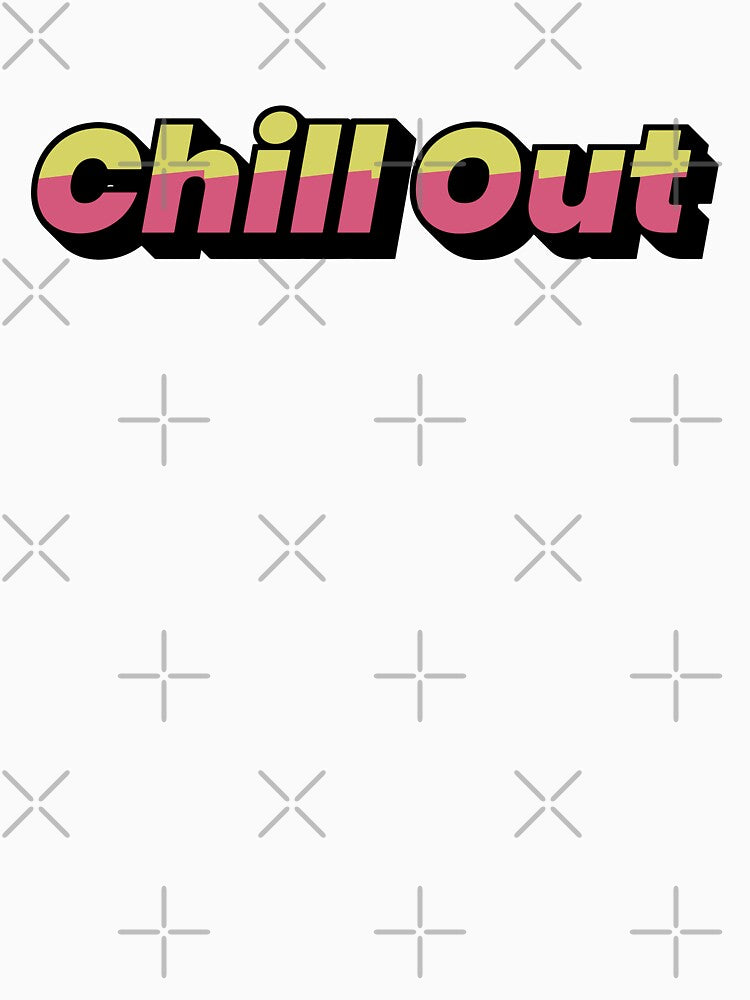 Relaxation Radiance: ‘Chill Out’ Lettering Love by diegomenjivar92