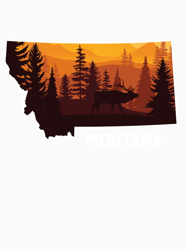 Montana Nature Elk Deer Hunting Hunt Montana Mt Home State by taaddison50