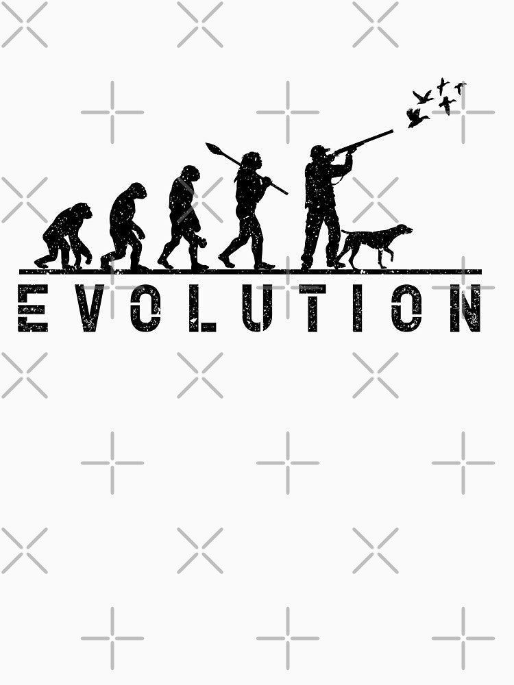 The hunting evolution.  From primal all the way to modern. by Deano's Designs