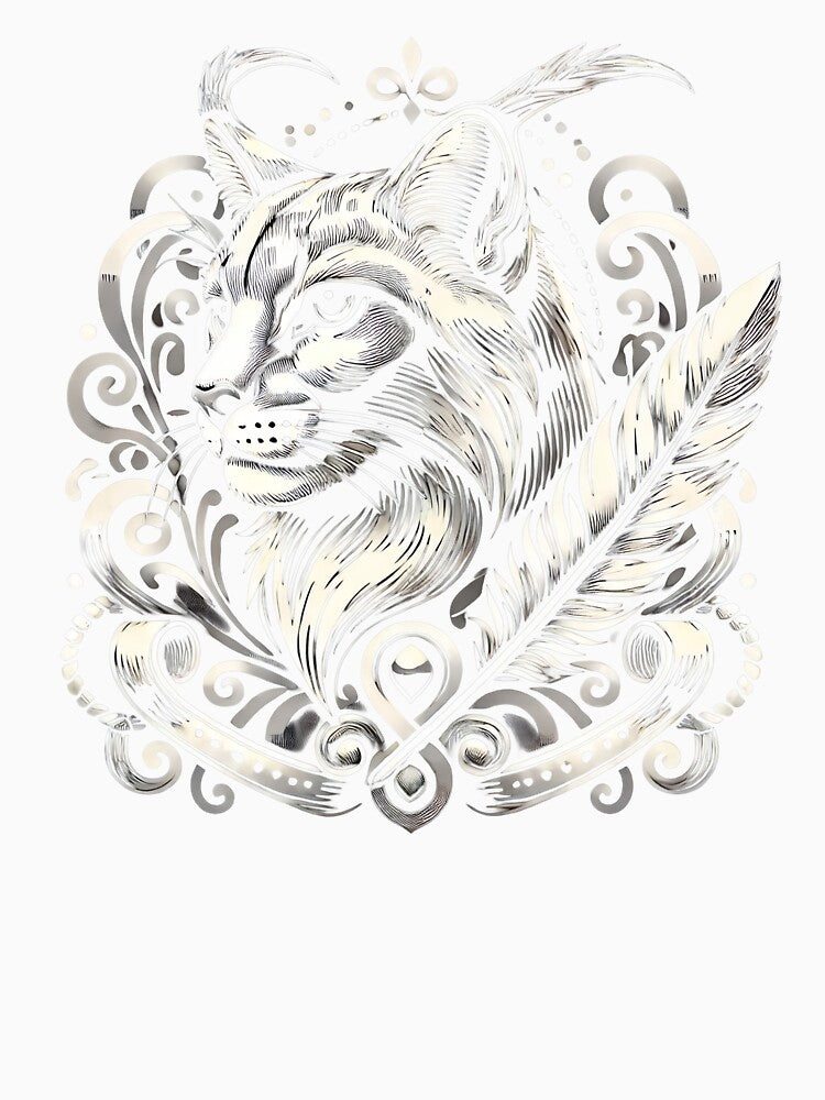 Minimalist feline, for dark backgrounds by UrbanLayers