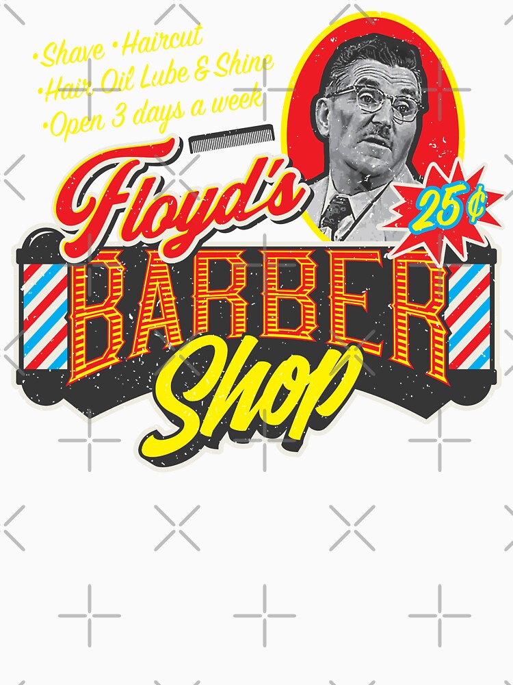 Floyd's Barbershop by Alema Art