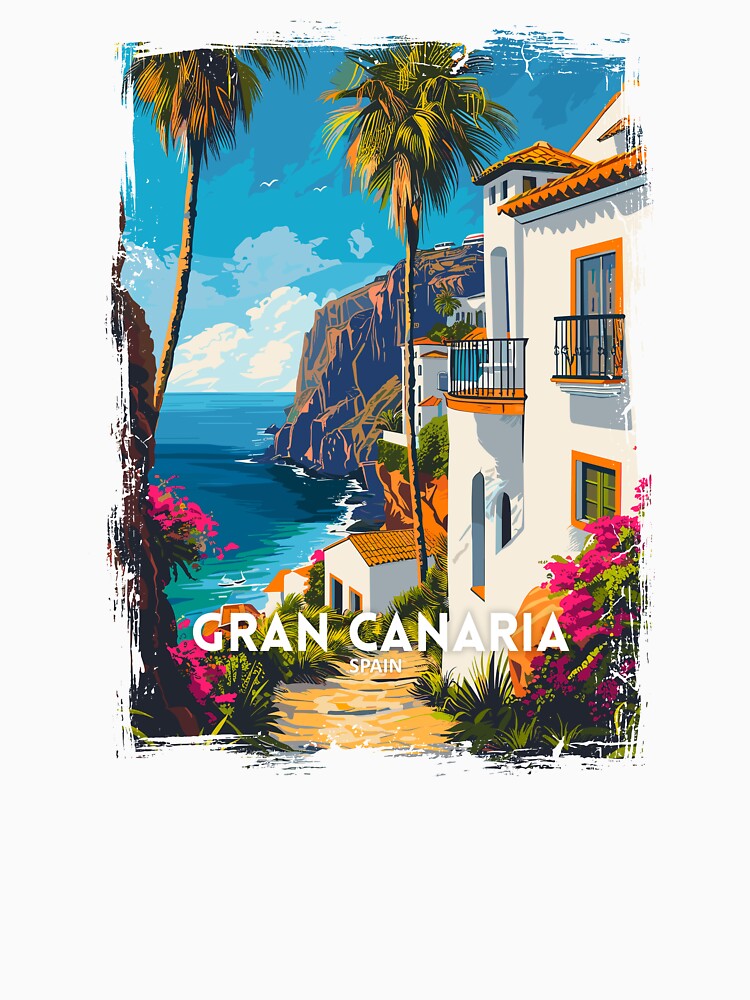 Gran Canaria Spain - Travel art by Marciolini