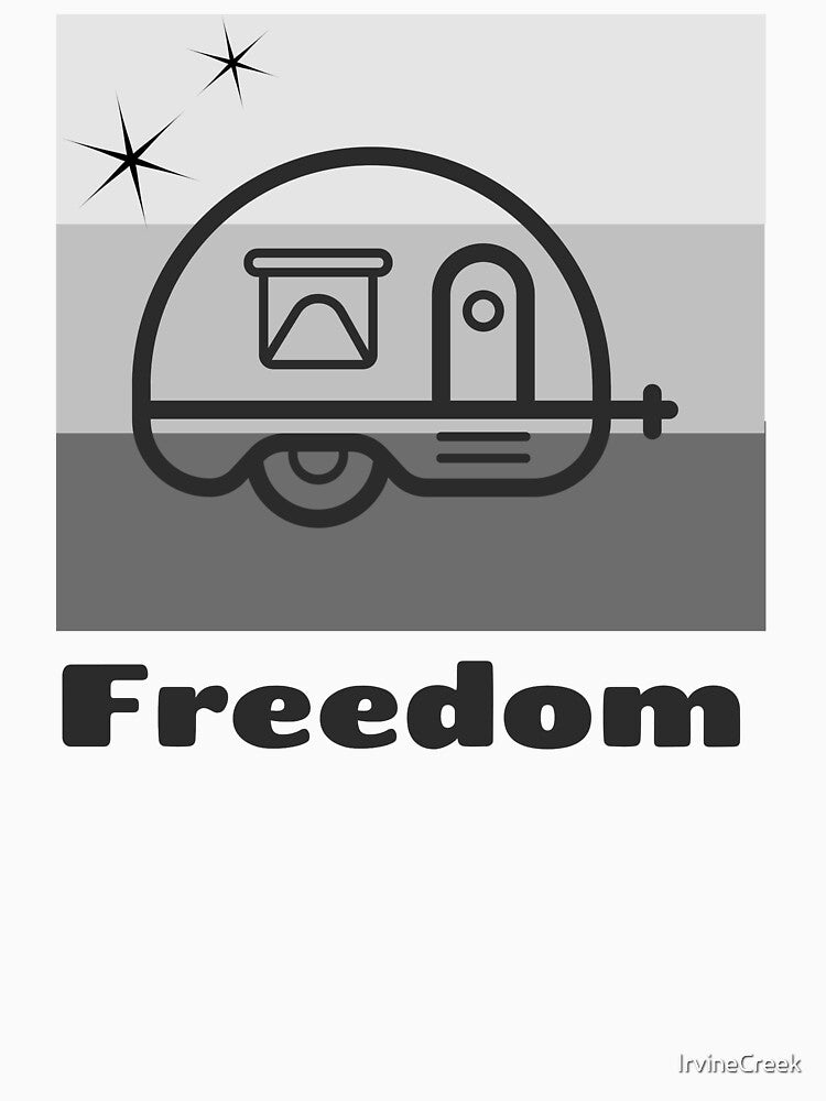 Camping Freedom Trailer, Camp Life, Outdoor Life, Love Outdoors, Nature Lover Gift by IrvineCreek