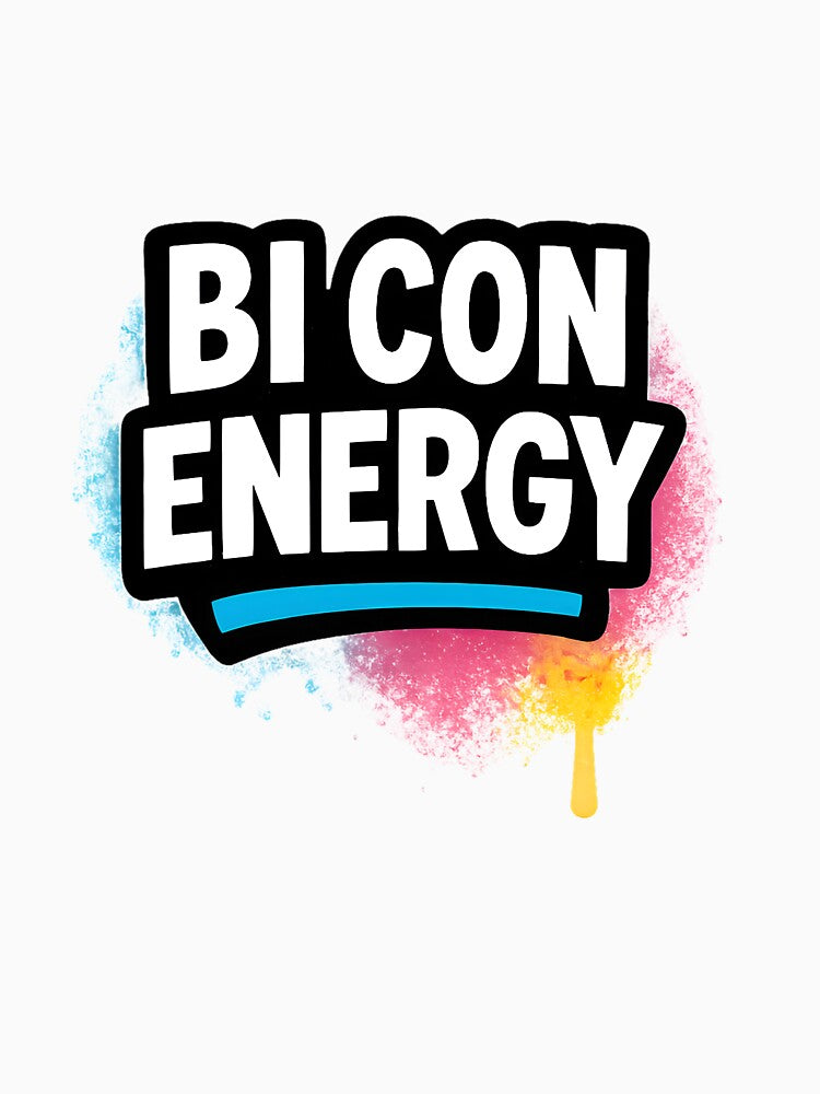 Bi Con Energy – Vibrant Pride Typography by Haus Of Sin