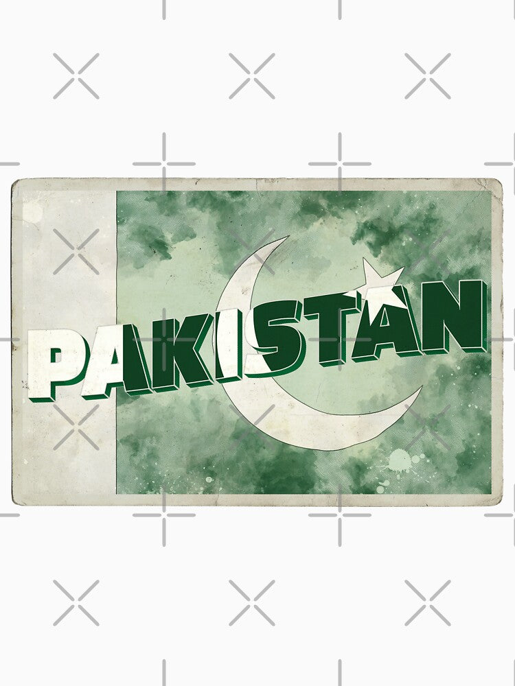 Pakistan Vintage style retro souvenir by DeveloperProp0