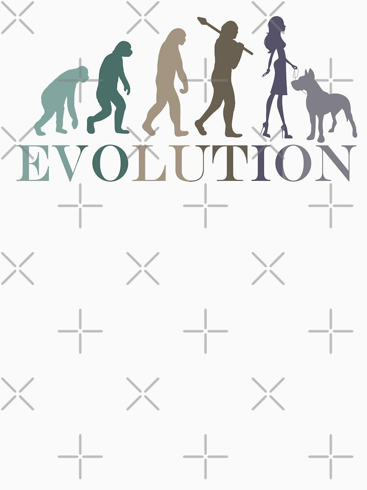 Evolution Great Dane Woman Retro by hemp3x