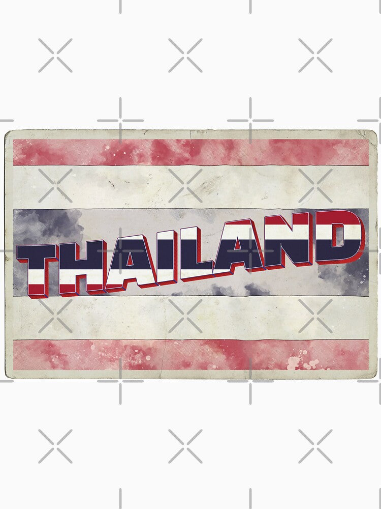 Thailand Vintage style retro souvenir by DeveloperProp0