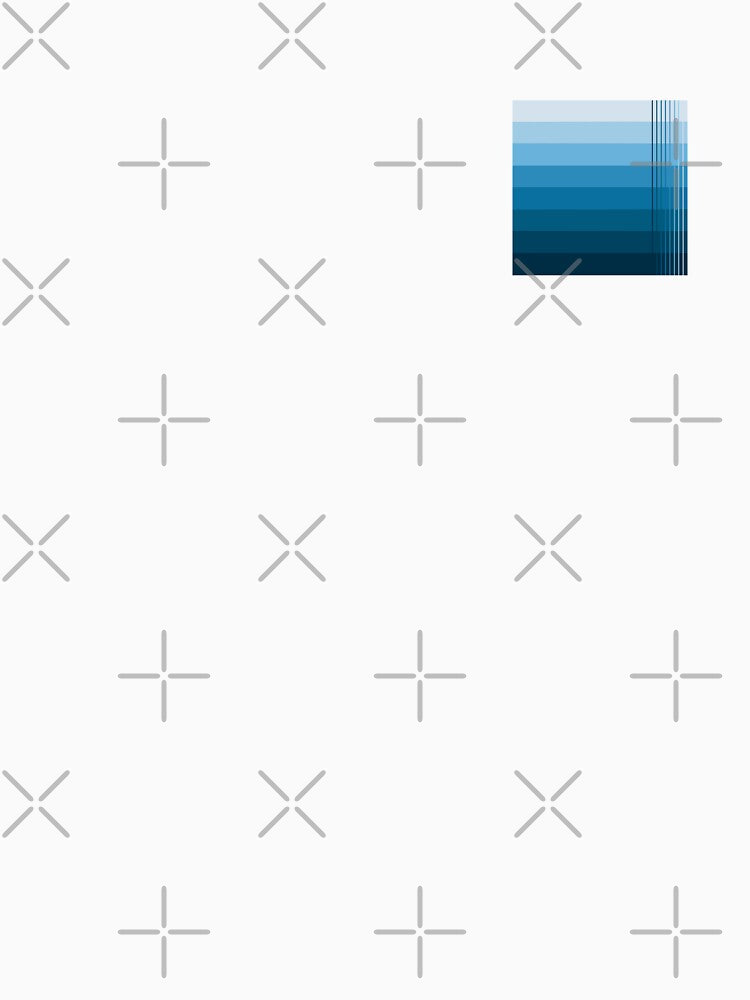 Simple design from shades from light to dark azure by Cherevan
