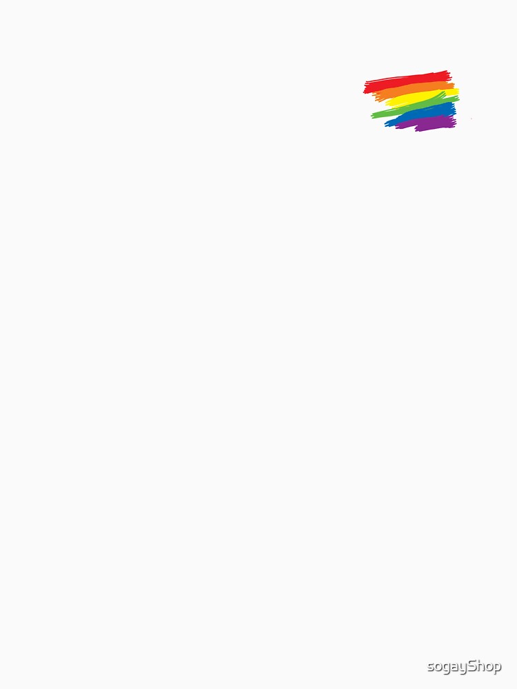 gay rainbow minimalist by sogayShop