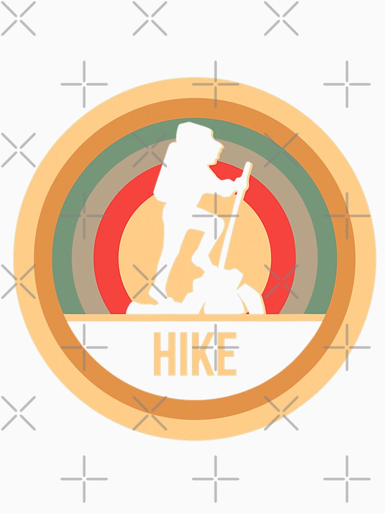 Retro Vintage Hike Gift For Hikers by dominiquepote