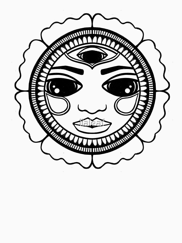 Mandala Flower Girl by lialeaf