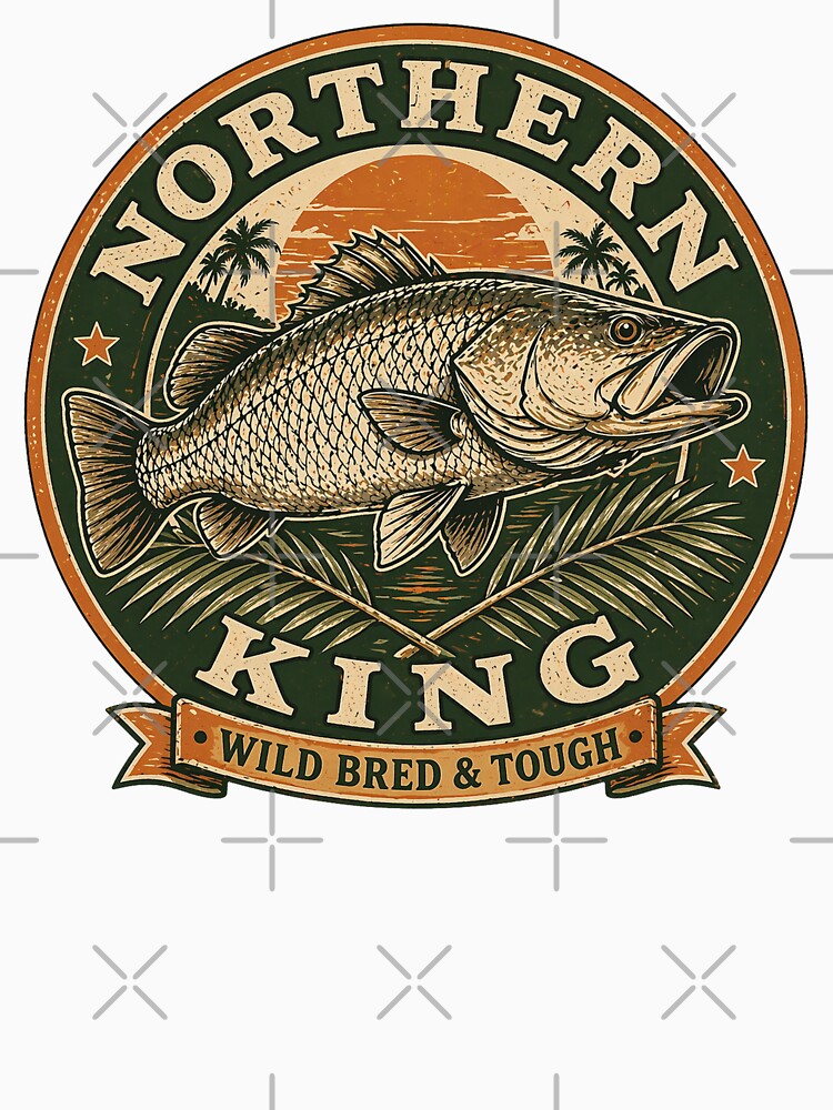 Northern King Barramundi Fishing Design by SaDesign99