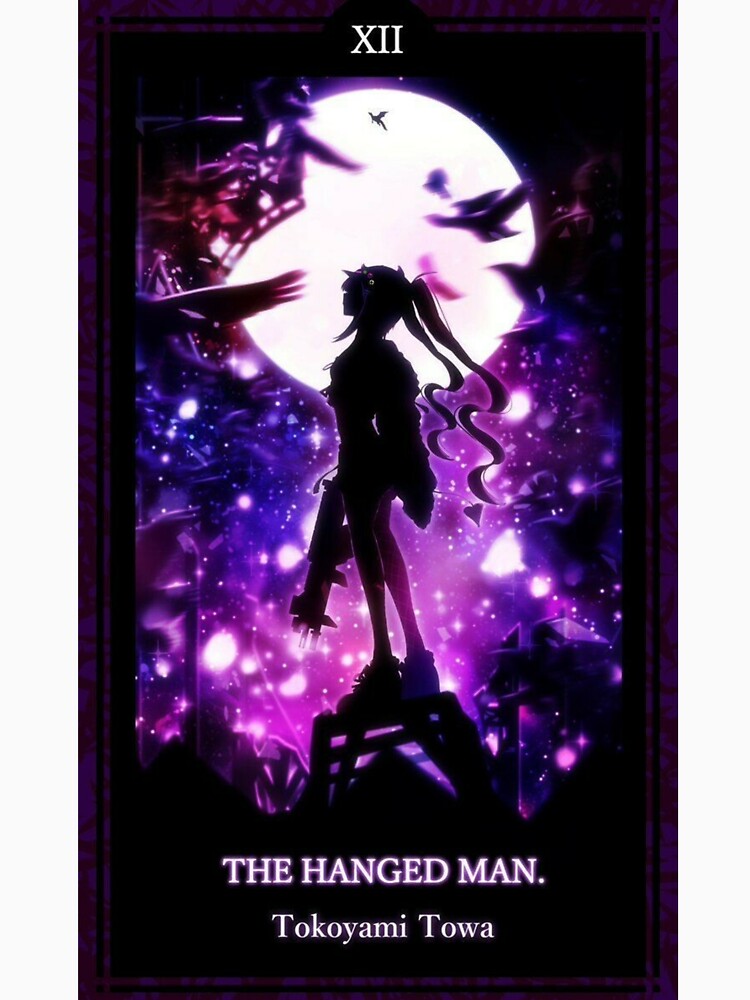 XII - The Hanged Man || Tokoyami Towa by AszaAri