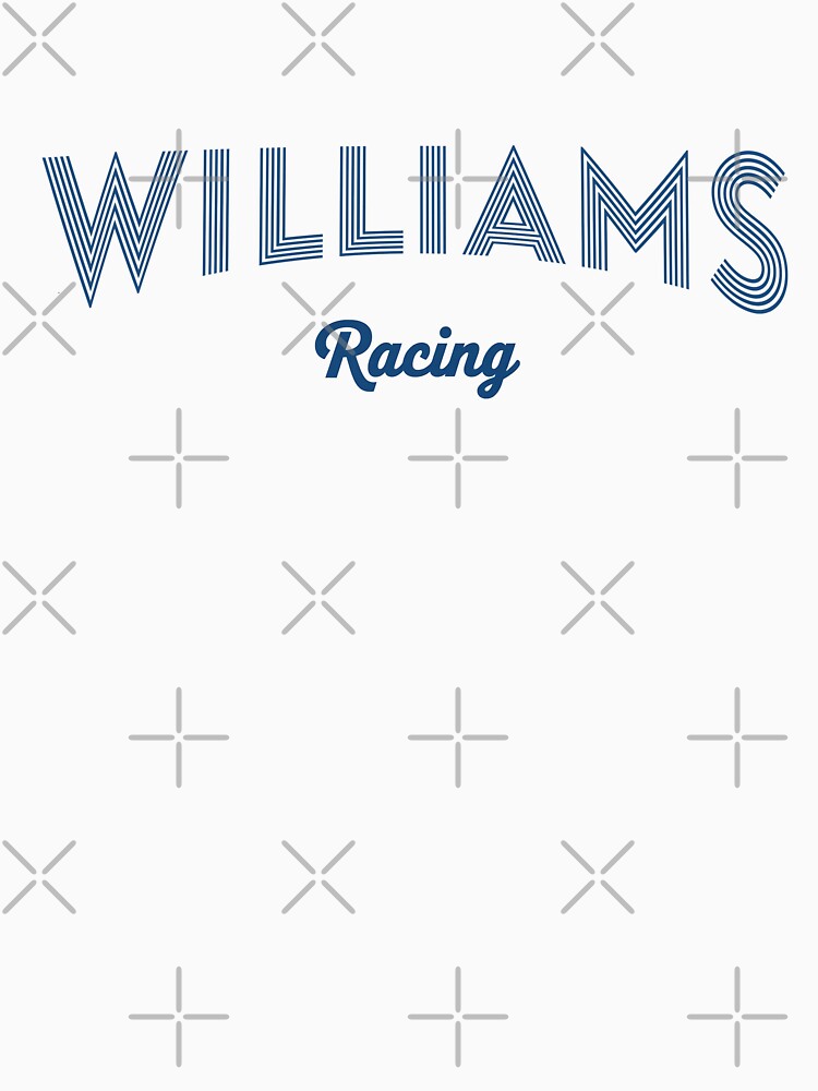 Minimalist Williams F1 Racing Retro by Studio F1Grid