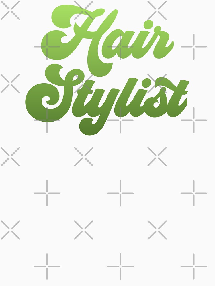 Groovy Hair Stylist - Lime Green Gradient by NermilioDesigns