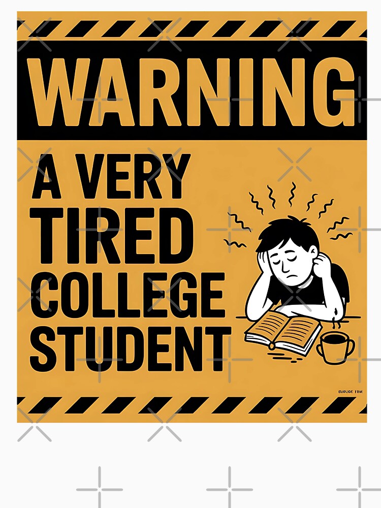 Warning A Very Tired College Student by universe-hold ⭐⭐⭐⭐⭐