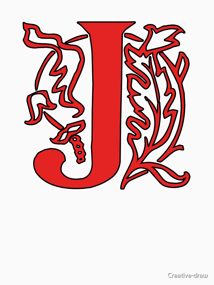 Initial monogram J by Creative-draw