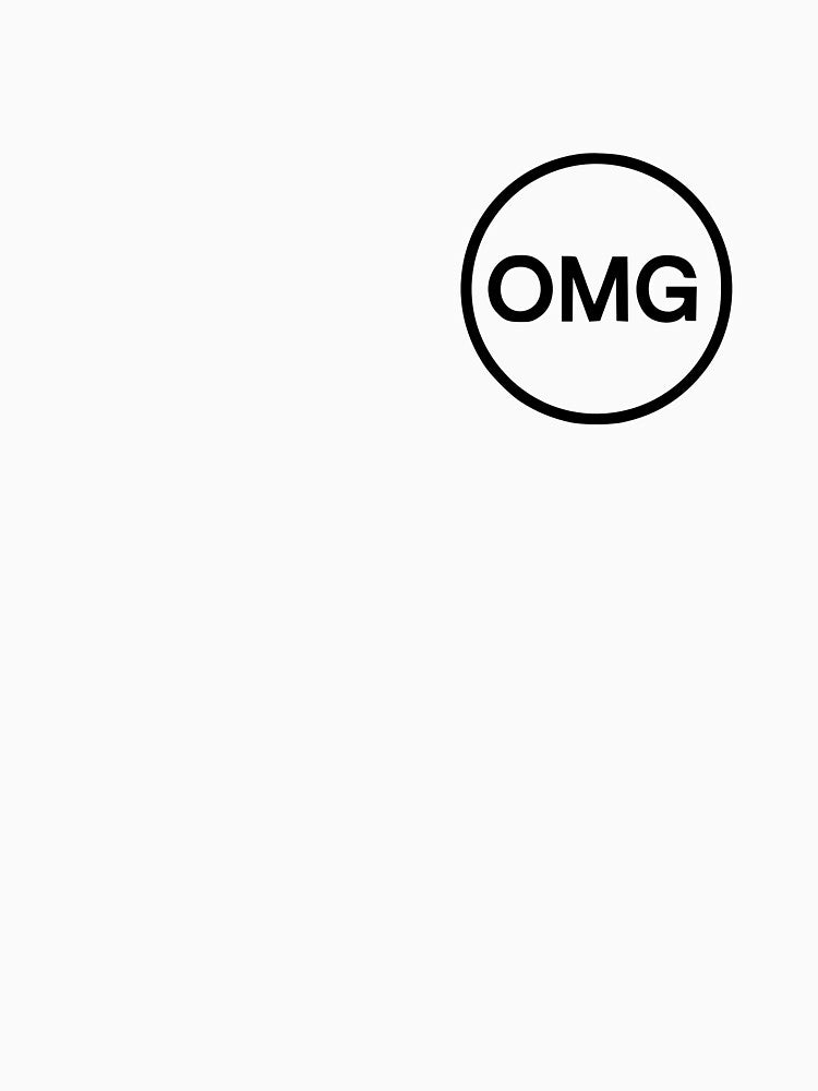 OMG Network Crypto Token Logo Minimalist Emblem by dmorcu