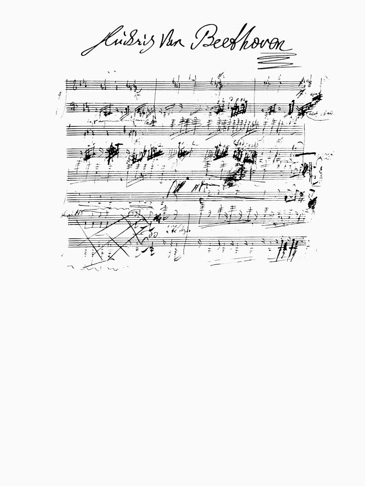 Original Beethoven Sheet Music by shirtsthatiwant