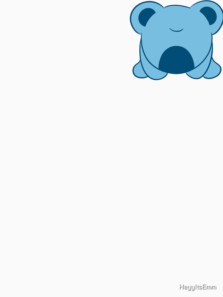 Sky Blue Cartoon Frog by HeyyItsEmm