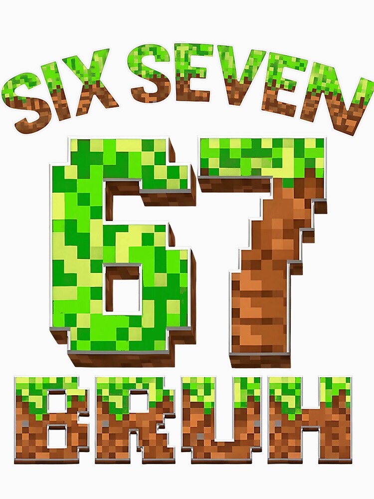 Pixel Gamer Sixty Seven Bruh Number Block by nryum