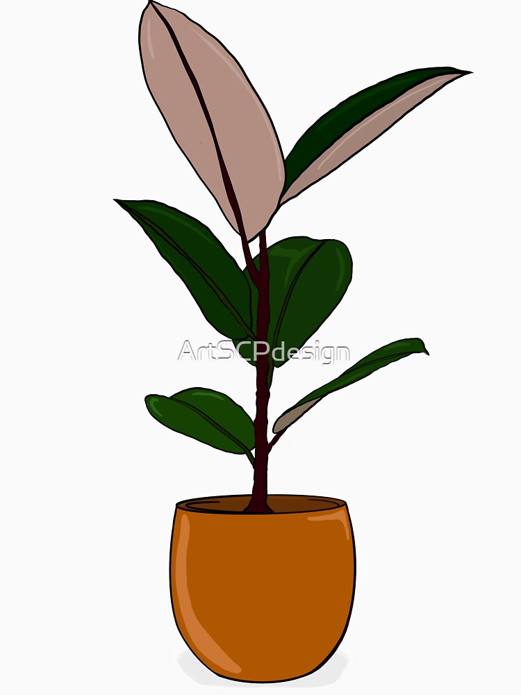 Rubber plant by ArtSCPdesign
