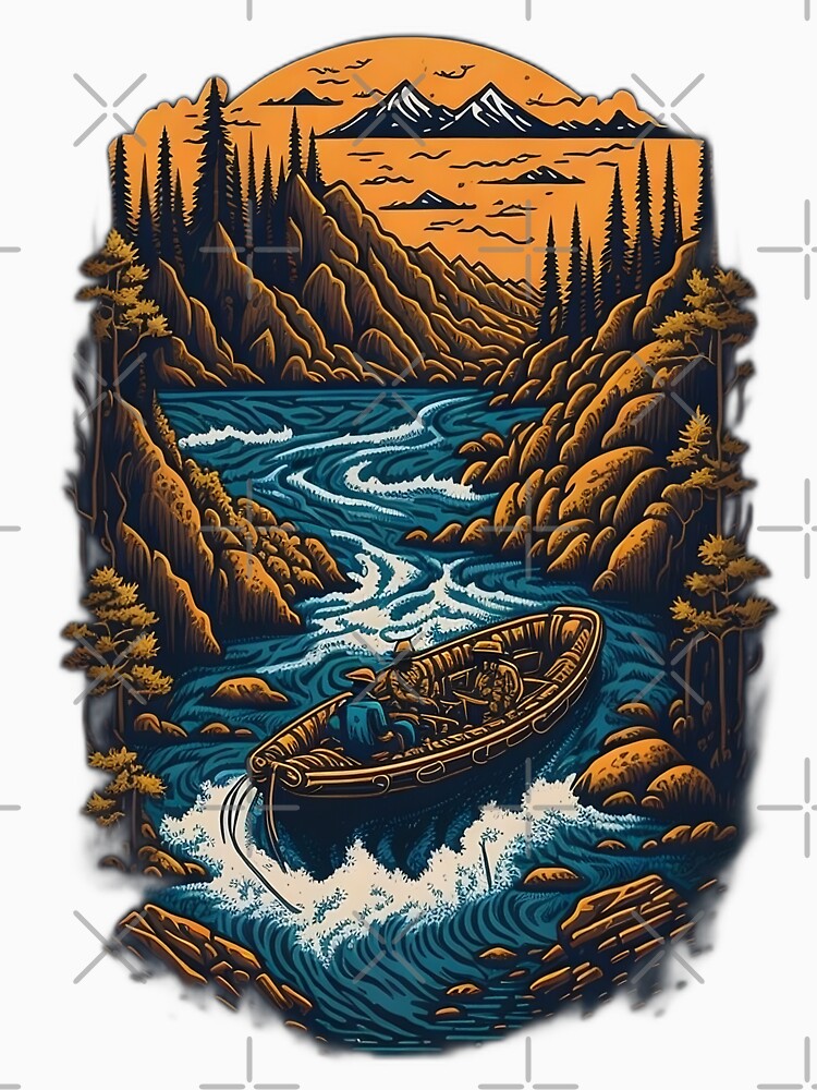 Rafting of yesteryear by plaflamme